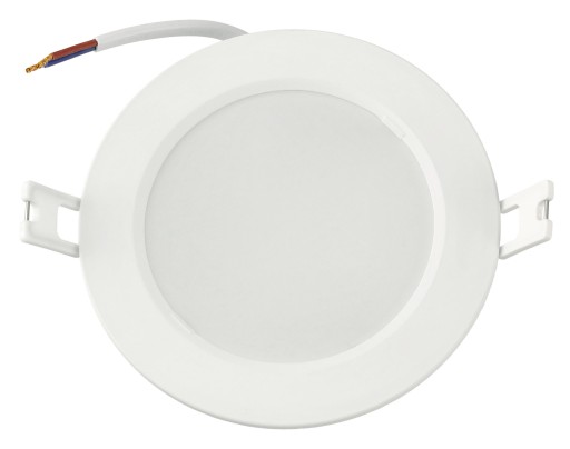 LED stropné svietidlo, zápustné, zápustné, 6W, 660lm, 4000K, biele