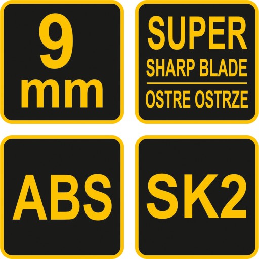 Nôž S lámacou čepeľou 9MM 76101 VOREL
