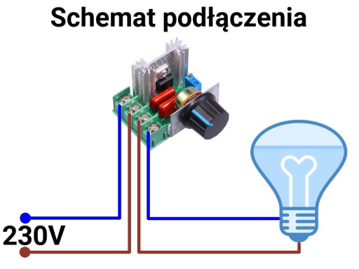 REGULÁTOR NAPÄTIA VÝKONU MOTORU 2000W 230V