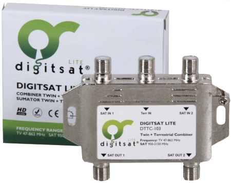 SUPER 2xSAT +TV konvertor TWIN DTTC-103 DIGITSAT