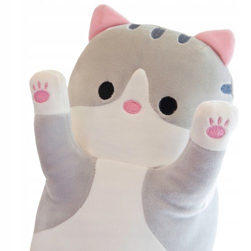 PLYŠOVÝ MASKOT DLHÝ VANKÚŠ PRE MAČKU OPIERKA HLAVY 50cm