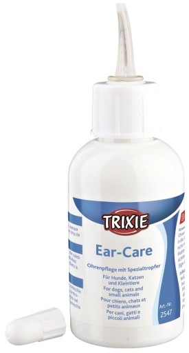 TEKUTÉ KVAPKY NA ČISTENIE UŠI PSIOV, MAČIEK A PSOV 50ml
