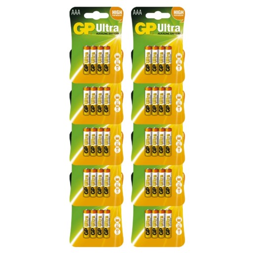 Batérie GP ULTRA ALKALINE Hight Performance LR03 AAA 1,5V - 4 ks.