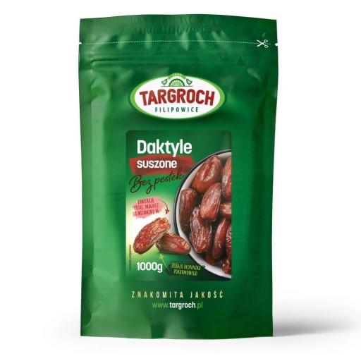 Sušené datle bez semien 1000g Targroch