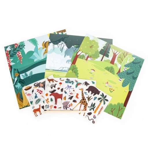 OBTISKY CREATIVE SET ANIMALS KIDEA