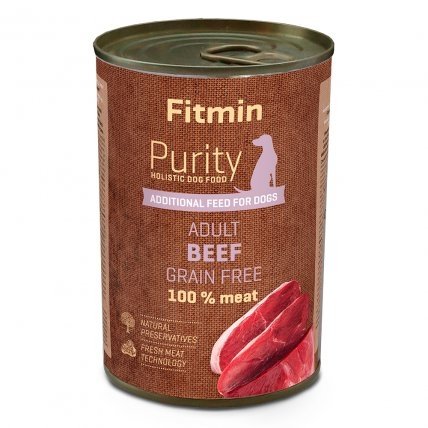 Fitmin Purity krmivo pre psov mokré s hovädzím mäsom 400g