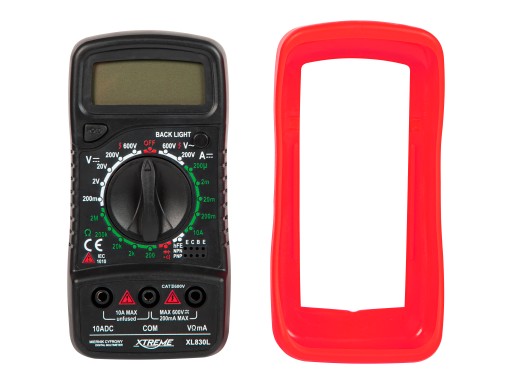 MULTIMETER DIGITÁLNY LCD MERAČ PRÚDU PROFESIONÁLNE PUZDRO NA 9V BATÉRIU