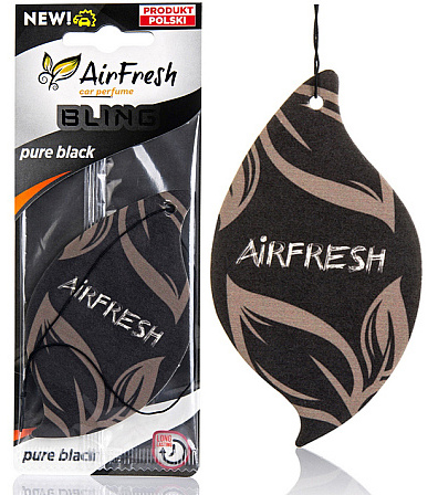 Prívesok s vôňou do auta AirFresh PURE BLACK