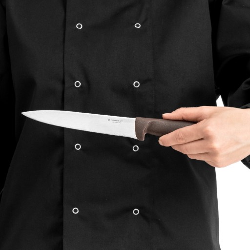 HACCP KUCHYNSKÝ Nôž HNEDÝ 18CM FORGAST FG01843