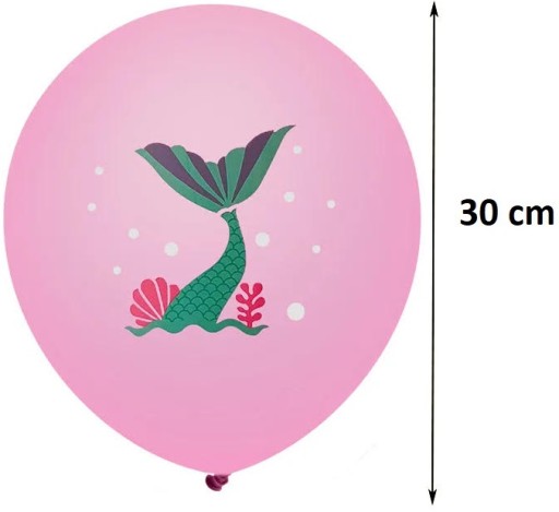 SÚPRAVA BALÓNOV MERMAID ARIEL ARIEL 9 ks