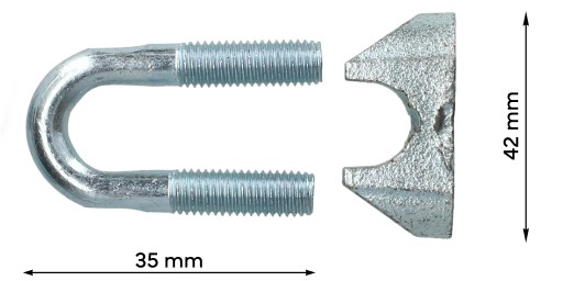 Objímka na laná pozinkované 10 mm 5 ks.