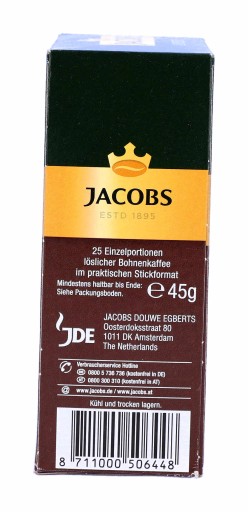 Instantná káva Jacobs Espresso v DE vrecúškach