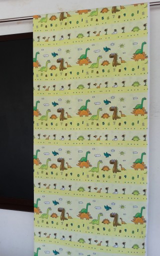 MG záves LÁTKA DINOSAUR ŽLTÁ M03/03 Lešt
