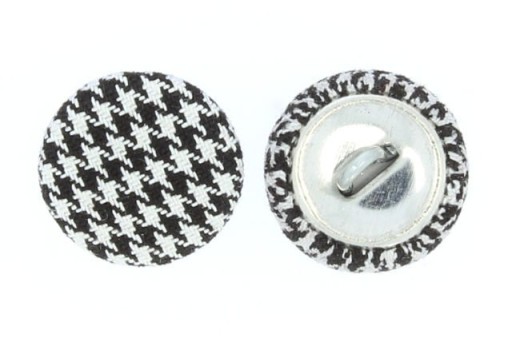 Gombíky na čalúnenie kryté Houndstooth 20mm R32 10ks