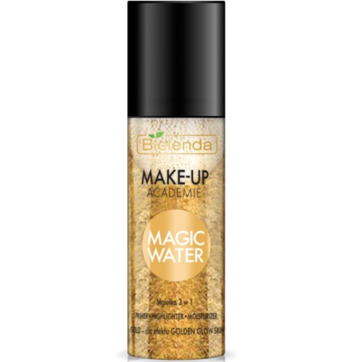 Bielenda Magic Water Mist 3v1 rozjasňovač pod make-up zlatý 150ml