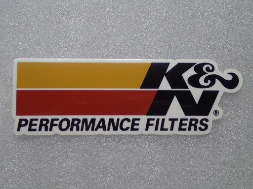 K&N KN PERFORMANCE FILTERS NÁLEPKA 13,7 x 4,6 cm