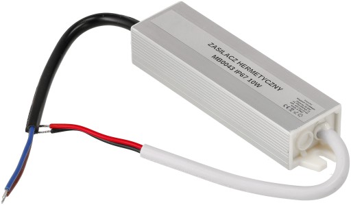 Vodotesný LED zdroj 0,83A 10W 12V IP67