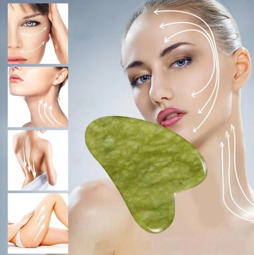 KAMEŇ GUA SHA, JADE TALE, MASAGER NA TVÁR