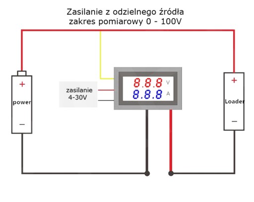 Voltmeter Doska ampérmetra 10A 0-100V