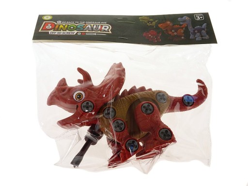 Otočný dinosaurus 19 cm Triceratops