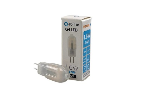 Mini LED žiarovka G4 1,6W 160lm 12V teplá farba