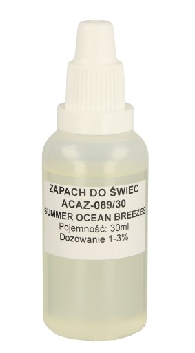SVIEČKA PARAFÍNOVÁ VOSKOVÁ VÔŇA SEA BREEZE 10ML