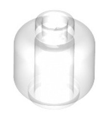 LEGO 28621 HEAD HEAD priehľadná NOVINKA (1g)