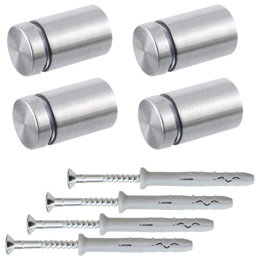 4x MONTÁŽNE PODLOŽKY 12x25 mm VZDIALENOSŤ INOX - VRÁTANE KOLÍKOV a SKRUTKOV