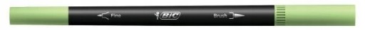 BIC Dual Tip obojstranný popisovač - GREEN PASTEL