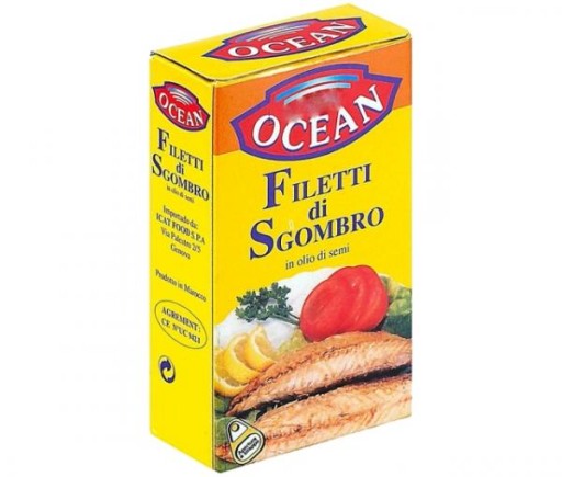 Filet z makrely OCEAN FILETTI DI SGOMBRO na olivovom oleji