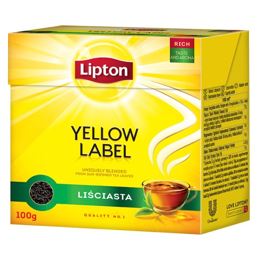 Lipton Yellow Label Čierny sypaný čaj 100 g