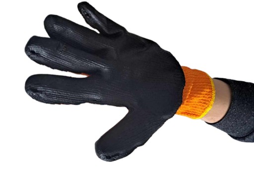 12 PÁR rukavíc Pracovné rukavice Zimné teplé ochranné pánske 10-XL