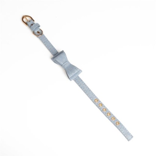 Modrý golier Jeans S 32 cm
