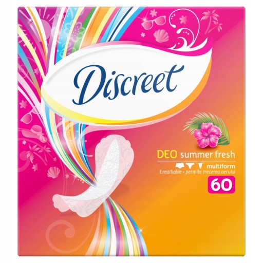 DISKRÉTNE VLOŽKY 60 KS DEO letné svieže