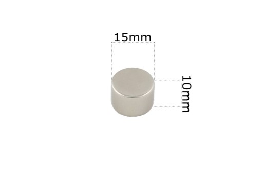 SILNÝ VALEC NEODYMOVÝ MAGNET 15x10 / NEODYMOVÉ MAGNETY /