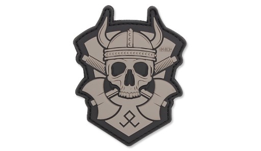 Náplasť 101 Inc 3D Viking s Hatchet sivou
