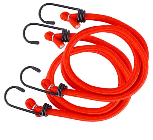 ELASTICKÉ KÁBLE S HÁČKAMI NA BATOŽINU 80CM, 2 KS. N5B92