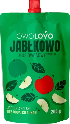 Ovocná dezertná pena pre deti Owolovo JABLKO 200g
