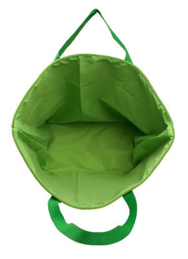 ZELENÁ VELVETOVÁ TAŠKA NA PRÁDLO XXL 70x25x55/80v cm