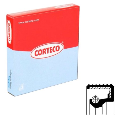 TESNENIE 20,6X41X6,3 HNBR BAX7 CORTECO