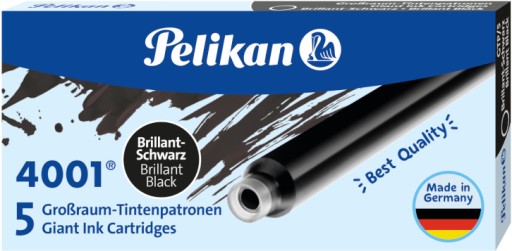 Pelikan Pen Bullets LONG 5ks GTP/5 Black