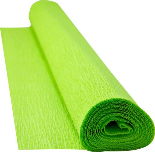 Krepový hodvábny papier Krepová zelená farba na dekoráciu