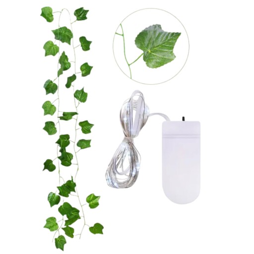 UMELÉ ZELENÉ DEKORATÍVNE SVIETIDLÁ Ivy Ivy DEKORÁCIA OSVETLENIA