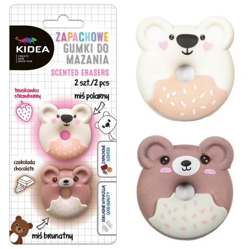 VONNÁ GUMA 2 ks BEAR DONUT BEARS