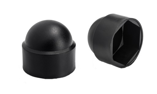 ZÁSTRČKA, KRYT KLAPKY, ZÁVIT M8, ČIERNA 10 KS