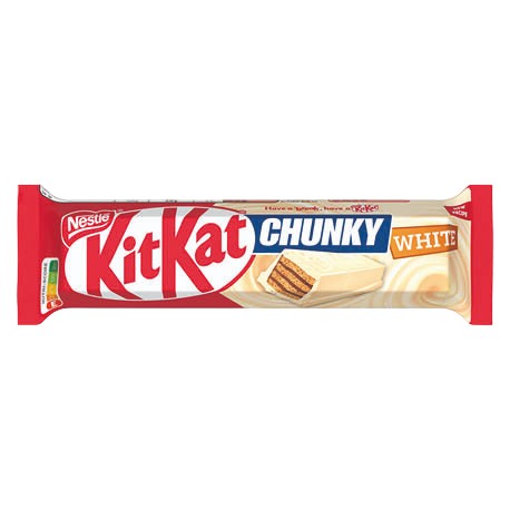 KitKat CHUNKY Oblátková tyčinka v bielej čokoláde WHITE Nestle 40 g