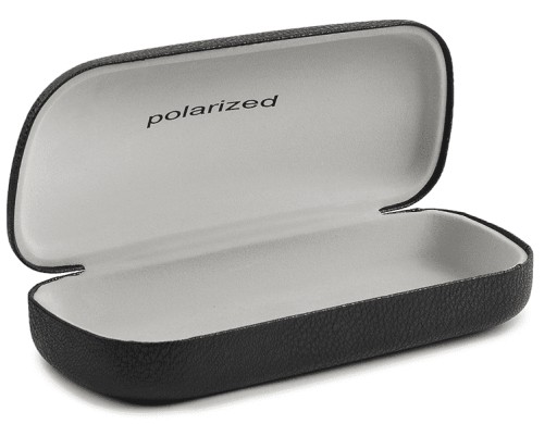 Značkové pevné puzdro BLACK PolarZone Glasses Case
