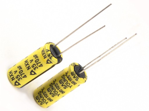 KONDENZÁTOR 470uF / 35V 8x20 LOWESR SAMYOUNG 2KS.