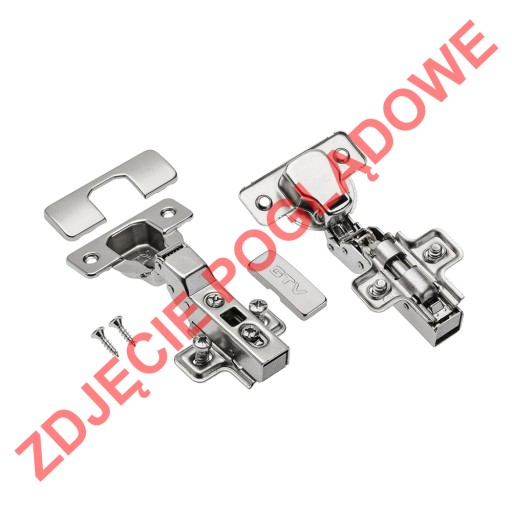 Samozatvárací/hydraulický polozadlabávací pánt hc08 + vedenie H=0