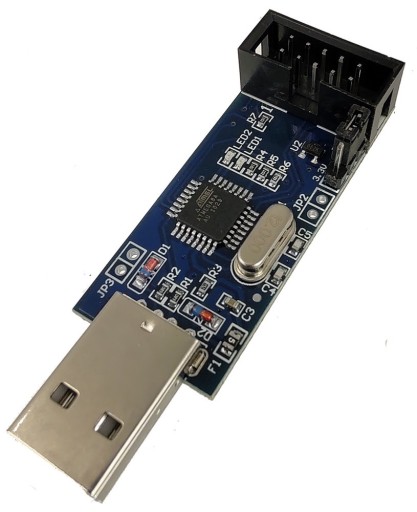 AVR USBasp programátor mikrokontrolérov + páska